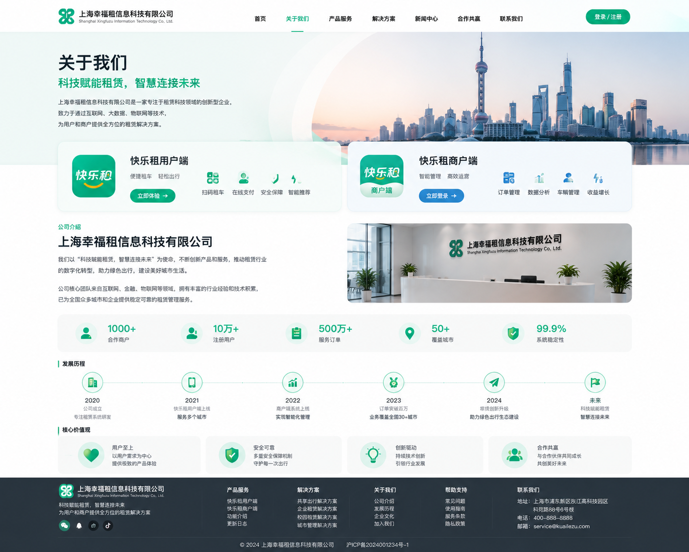 上海幸福租信息科技有限公司关于我们